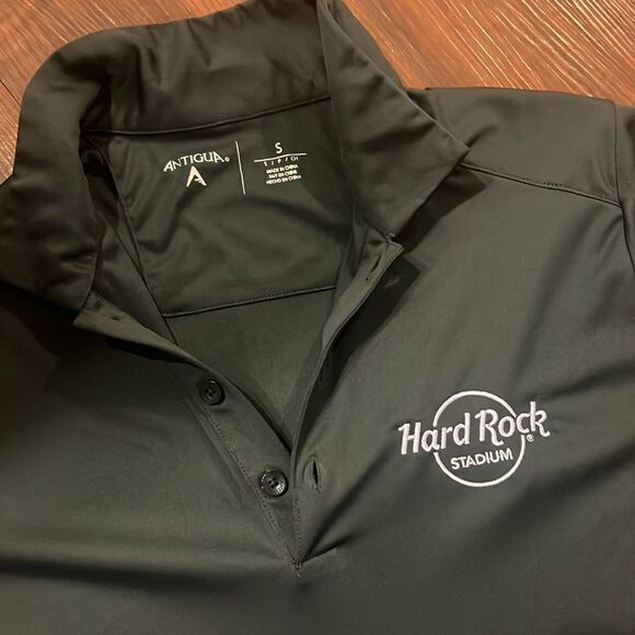 NWOT Hardrock Stadium Polo Dri Fit Polo Shirt - Mens Small Gray Shirt - Picture 2 of 3